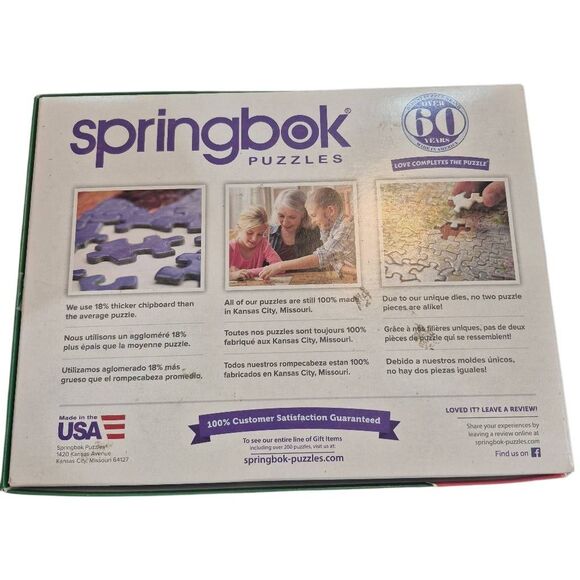 Springbok Lakeshore Serenity 1000 pc Jigsaw Puzzle USED - Picture 6 of 11